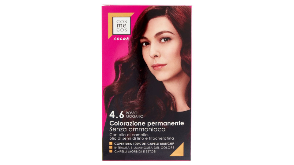 Color Colorazione Permanente Senza Ammoniaca 4.6 Rosso Mogano