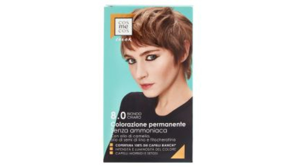 Color Colorazione Permanente Senza Ammoniaca 8.0 Biondo Chiaro