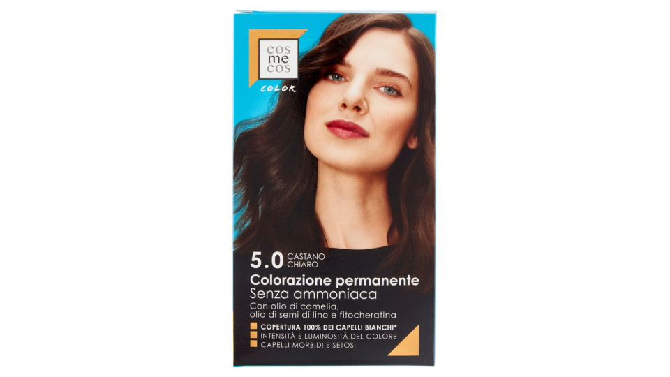 Color Colorazione Permanente Senza Ammoniaca 5.0 Castano Chiaro