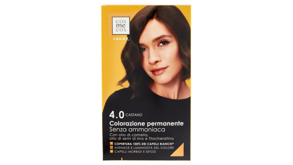 Color Colorazione Permanente Senza Ammoniaca 4.0 Castano