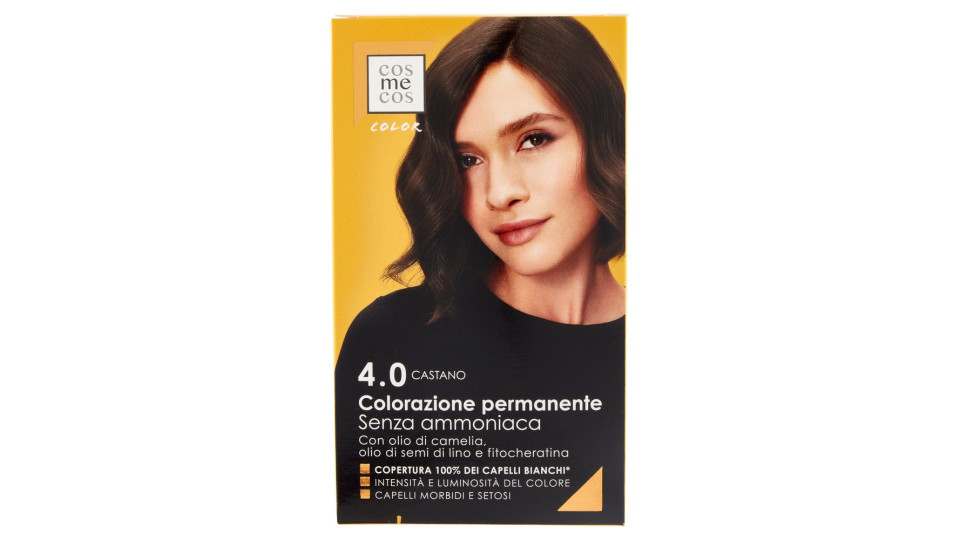 Color Colorazione Permanente Senza Ammoniaca 4.0 Castano
