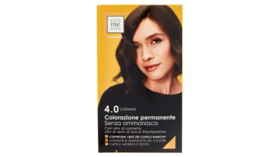 Color Colorazione Permanente Senza Ammoniaca 4.0 Castano