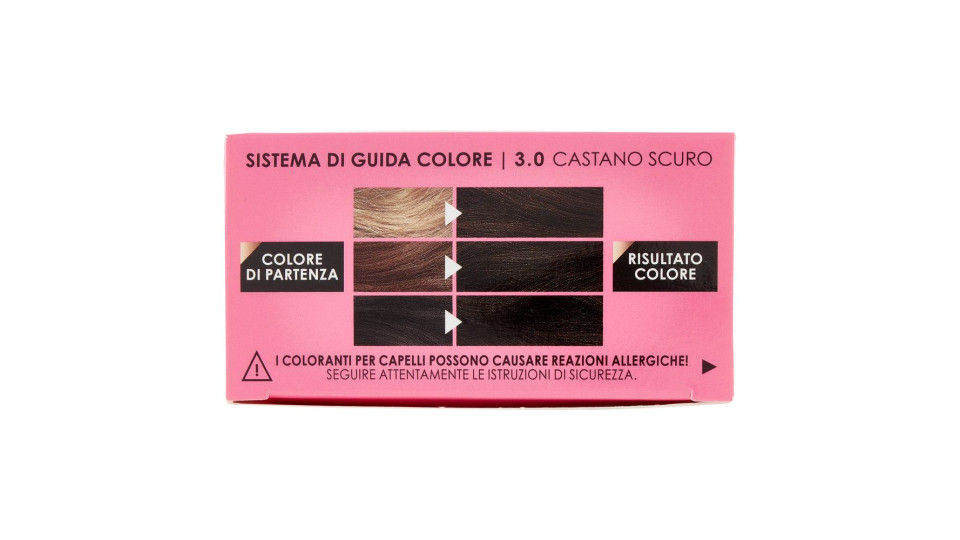 Color Colorazione Permanente Senza Ammoniaca 3.0 Castano Scuro