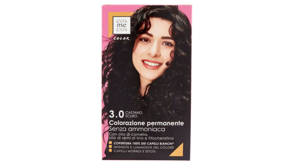 Color Colorazione Permanente Senza Ammoniaca 3.0 Castano Scuro