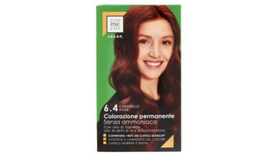 Color Colorazione Permanente Senza Ammoniaca 6.4 Caramello Rame