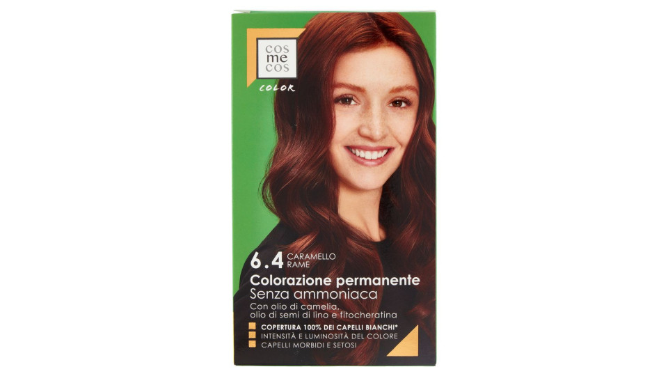 Color Colorazione Permanente Senza Ammoniaca 6.4 Caramello Rame