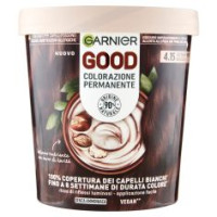 Garnier Good 4.15 Castano Freddo Nocciola, Colorazione Permanente Senza Ammoniaca