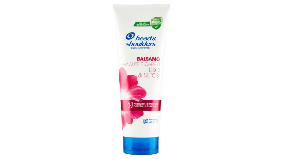 Head & Shoulders Balsamo Antiforfora Lisci & Setosi 220 Ml