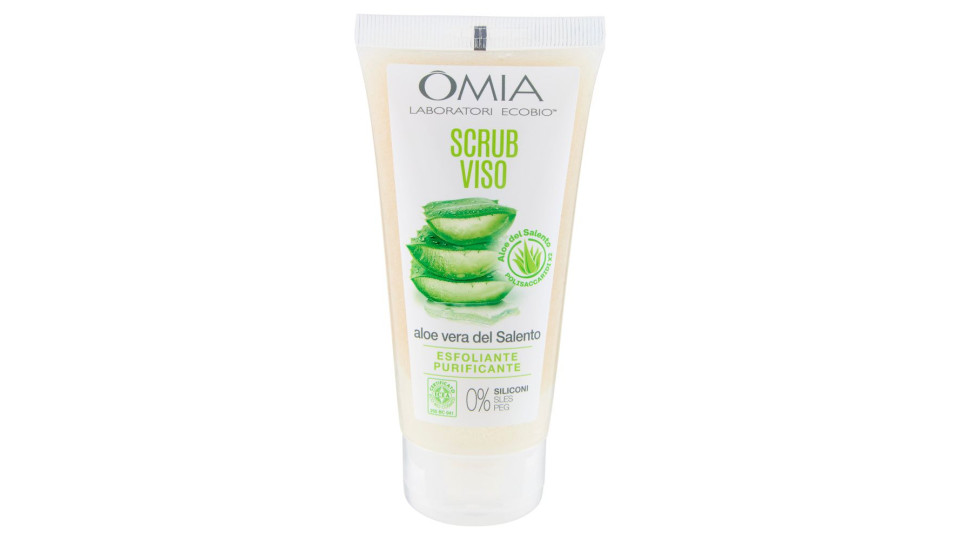 Omia Laboratori Ecobio Scrub Viso Aloe Vera Del Salento 75 Ml