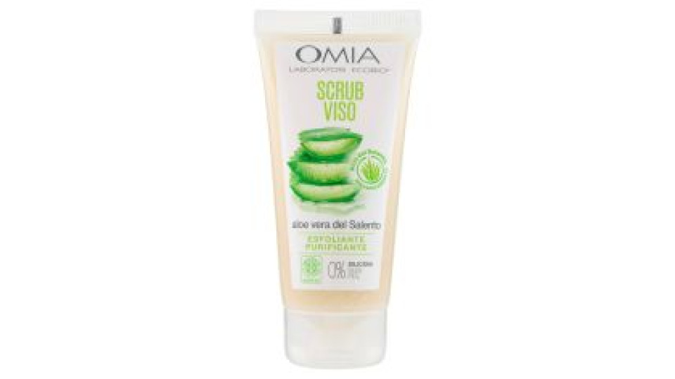 Omia Laboratori Ecobio Scrub Viso Aloe Vera Del Salento 75 Ml