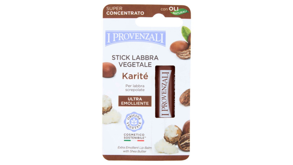 I Provenzali Stick Labbra Vegetale Karité Ultra Emolliente 5,5 Ml