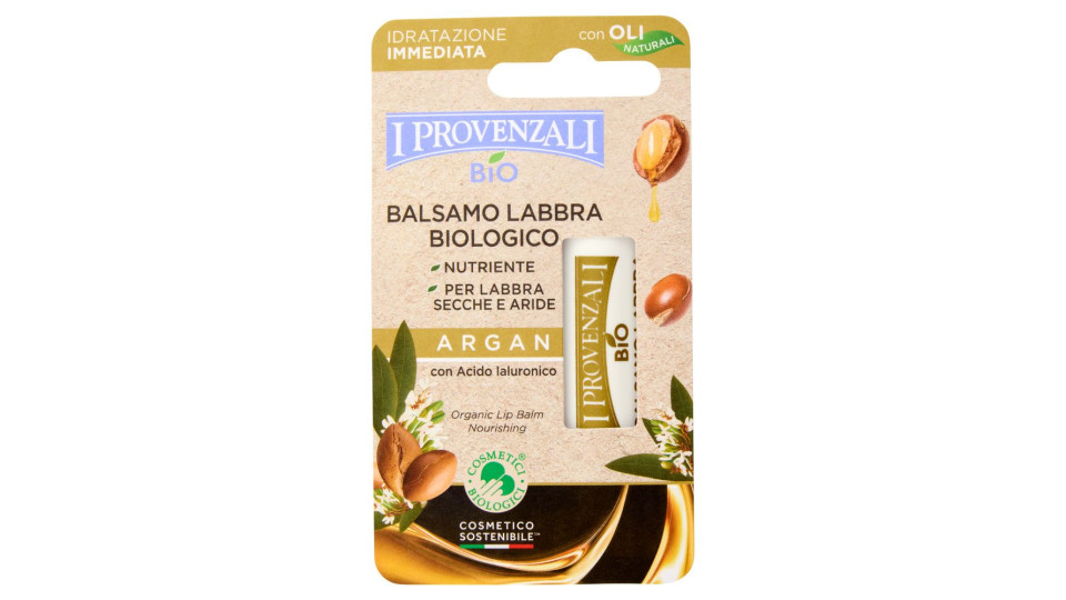 I Provenzali Bio Balsamo Labbra Biologico Argan 5,5 Ml