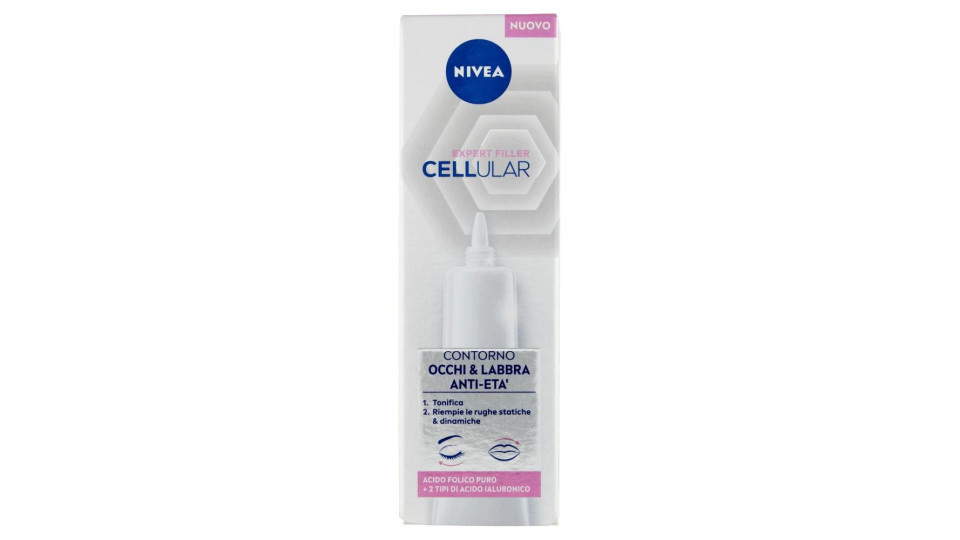 Nivea Cellular Expert Filler Contorno Occhi & Labbra Anti-età 15 Ml