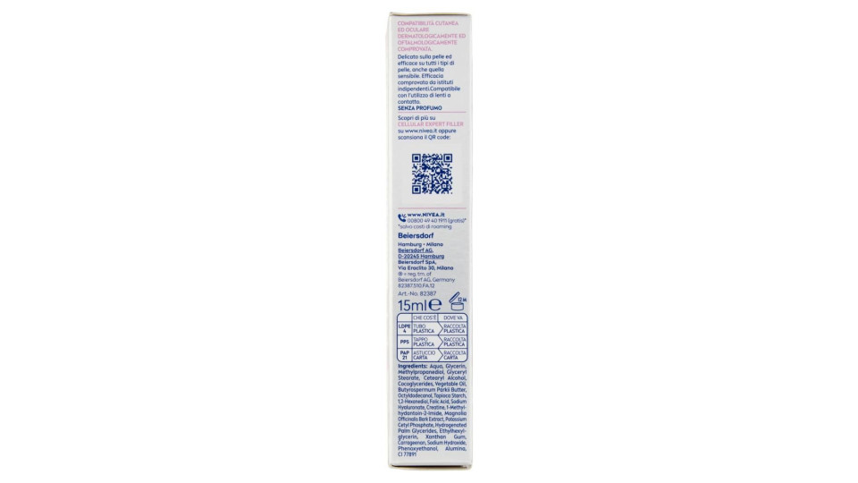Nivea Cellular Expert Filler Contorno Occhi & Labbra Anti-età 15 Ml