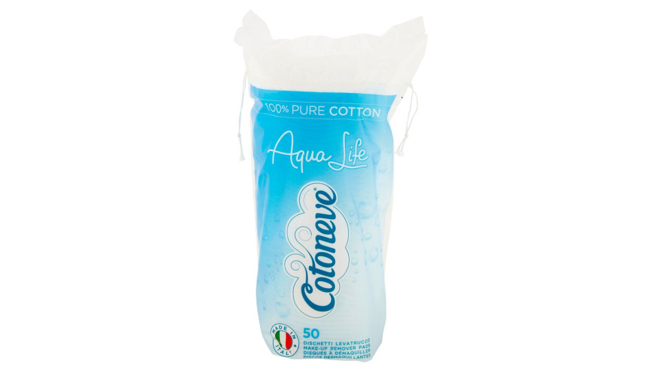 Cotoneve Aqua Life Dischetti Levatrucco 50 Pz