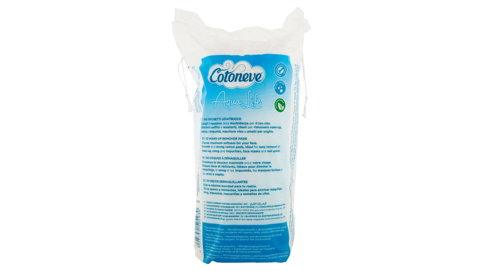 Cotoneve Aqua Life Dischetti Levatrucco 50 Pz