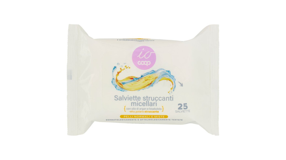 Salviette Struccanti Micellari Pelli Normali E Miste 25 Pz