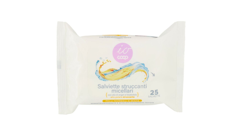 Salviette Struccanti Micellari Pelli Normali E Miste 25 Pz