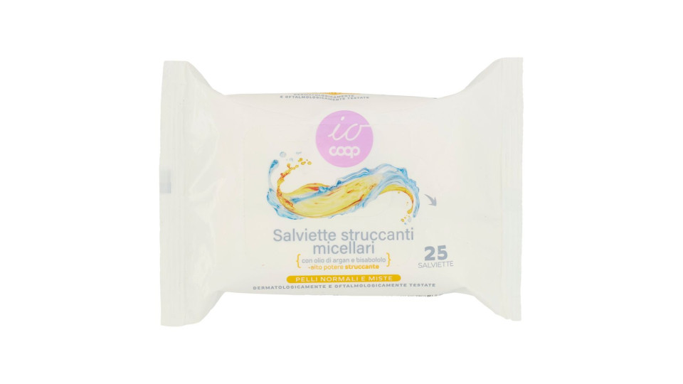 Salviette Struccanti Micellari Pelli Normali E Miste 25 Pz