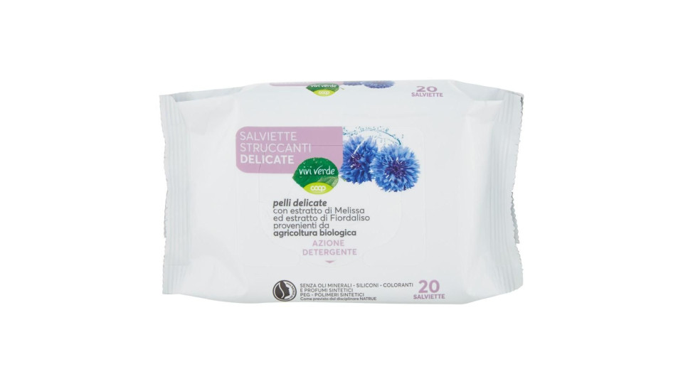 Salviette Struccanti Delicate 20 Pz