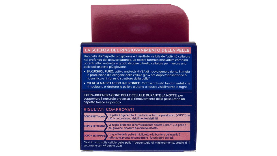 Nivea Expert Lift Cellular Crema Notte Anti-età Multidimensionale 50 Ml