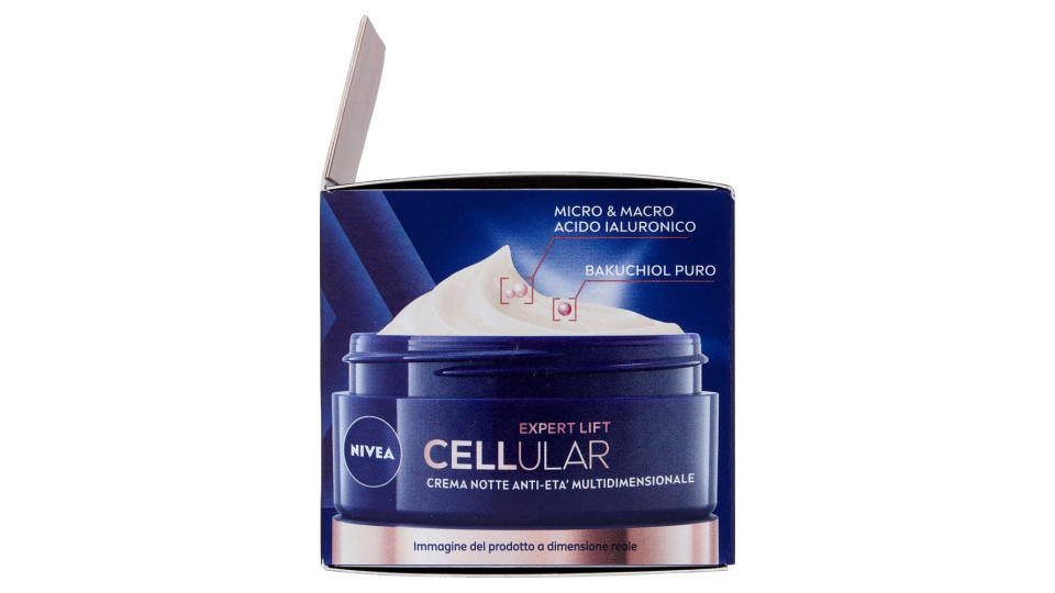 Nivea Expert Lift Cellular Crema Notte Anti-età Multidimensionale 50 Ml