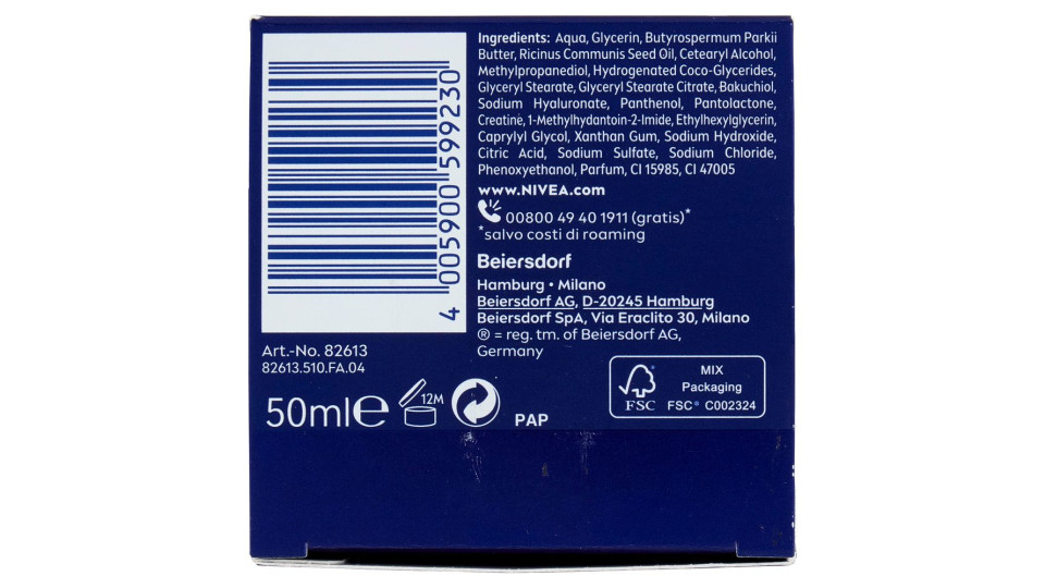 Nivea Expert Lift Cellular Crema Notte Anti-età Multidimensionale 50 Ml