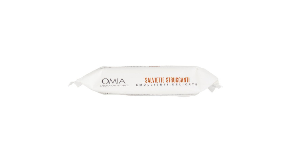 Omia Laboratori Ecobio Salviette Struccanti Emollienti - Delicate Argan Del Marocco 20 Pz