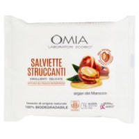 Omia Laboratori Ecobio Salviette Struccanti Emollienti - Delicate Argan Del Marocco 20 Pz