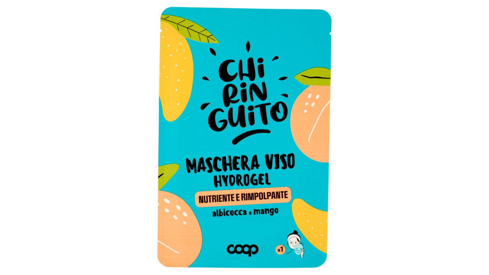 Maschera Viso Hydrogel Nutriente E Rimpolpante 1 Pz