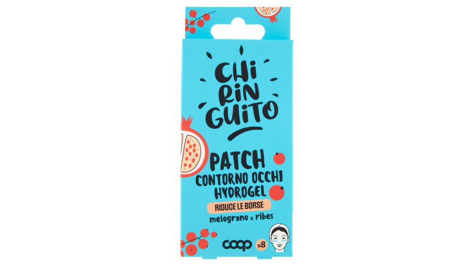 Patch Contorno Occhi Hydrogel Riduce Le Borse 8 Pz