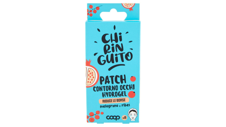 Patch Contorno Occhi Hydrogel Riduce Le Borse 8 Pz