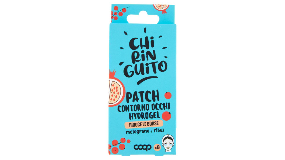Patch Contorno Occhi Hydrogel Riduce Le Borse 8 Pz