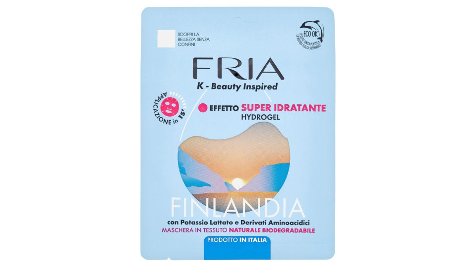 Fria Maschera Viso Monofase Finlandia Super Idratante Hydrogel
