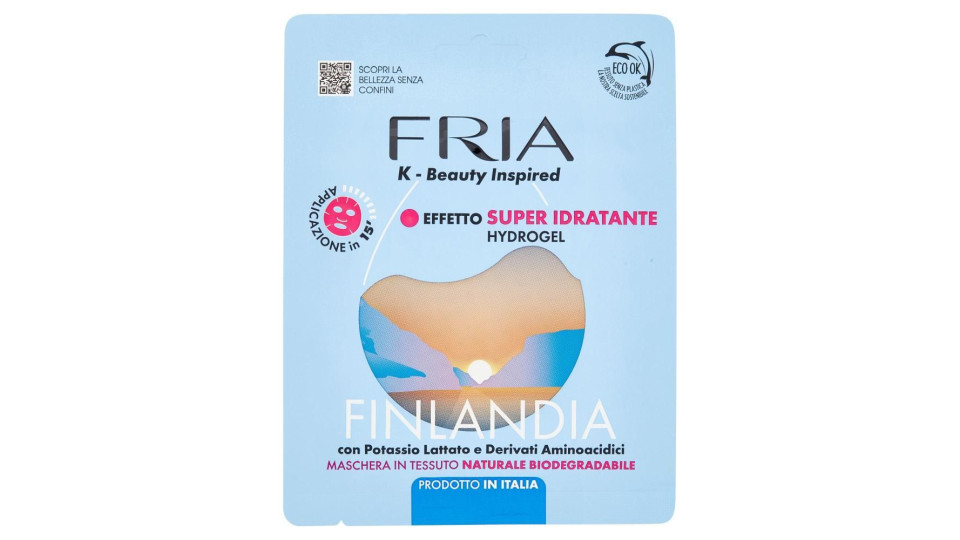 Fria Maschera Viso Monofase Finlandia Super Idratante Hydrogel