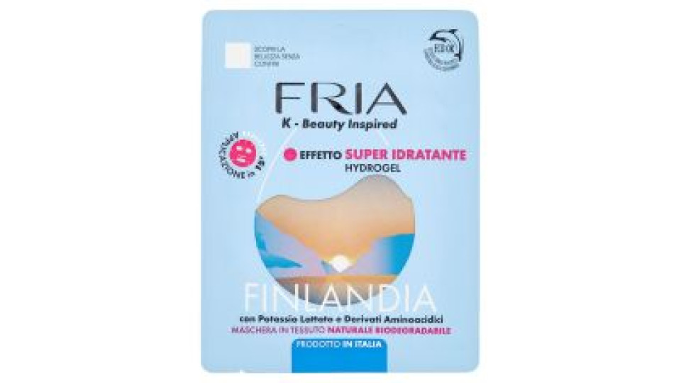 Fria Maschera Viso Monofase Finlandia Super Idratante Hydrogel