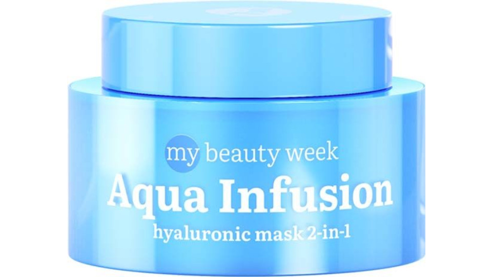 Maschera Per Viso Idratante Con Acido Ialuronico 2 In 1 Aqua Infusion 7days 50 Ml