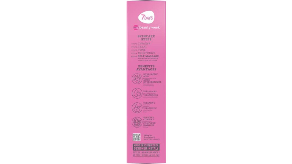Contorno Occhi Hyaluronic Concentrato Antirughe 7days 18 Ml