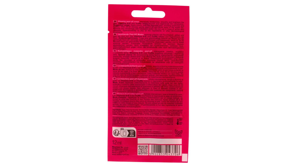Selfie Project Glowing Peel-off Mask Shine Like A Love 12 Ml