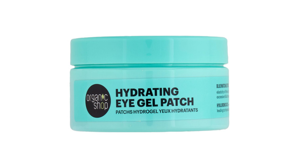 Organic Shop Hydrating Eye Gel Patch Blue Matcha & Hyaluronic Acid 60 Pz