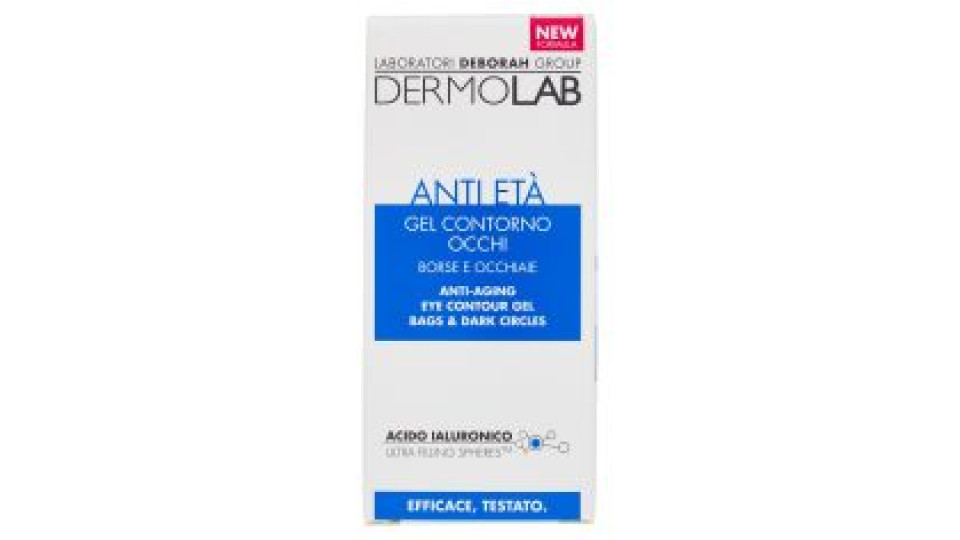Dermolab Anti Età Gel Contorno Occhi Borse E Occhiaie 15 Ml