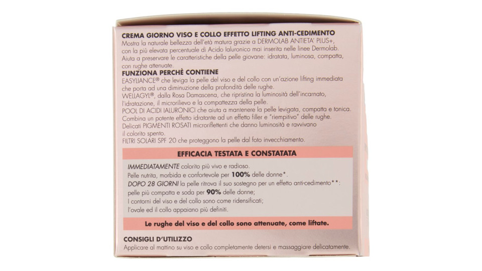 Dermolab Anti Età Plus+ Giorno Crema Viso E Collo Effetto Lifting Anti-cedimento 50 Ml