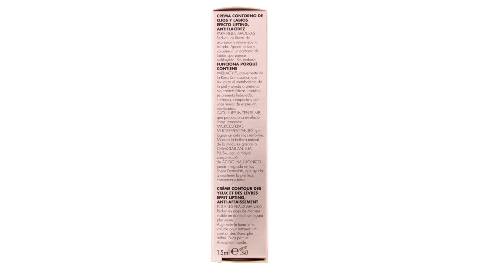 Dermolab Anti Età Plus+ Crema Contorno Occhi E Labbra Effetto Lifting Anti-cedimento 15 Ml