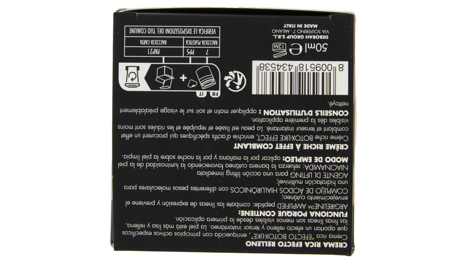 Dlab Crema Viso Botox Eff.50ml