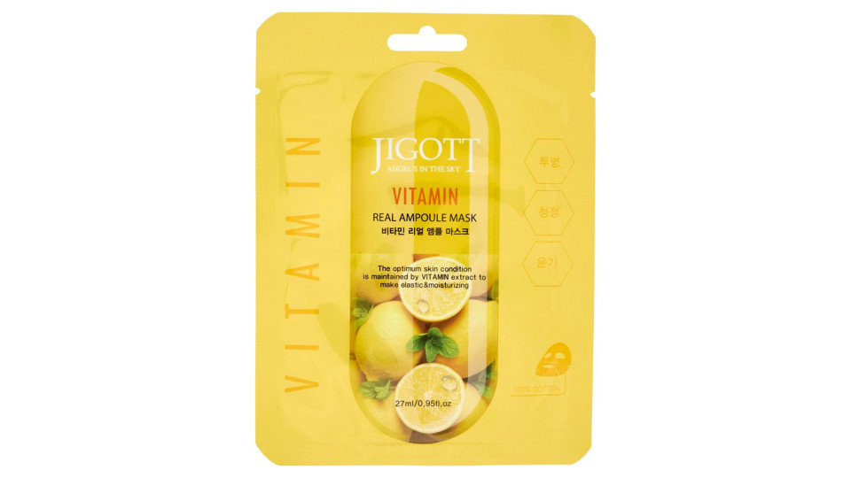 Jigott Vitamin Real Ampoule Mask 27 Ml