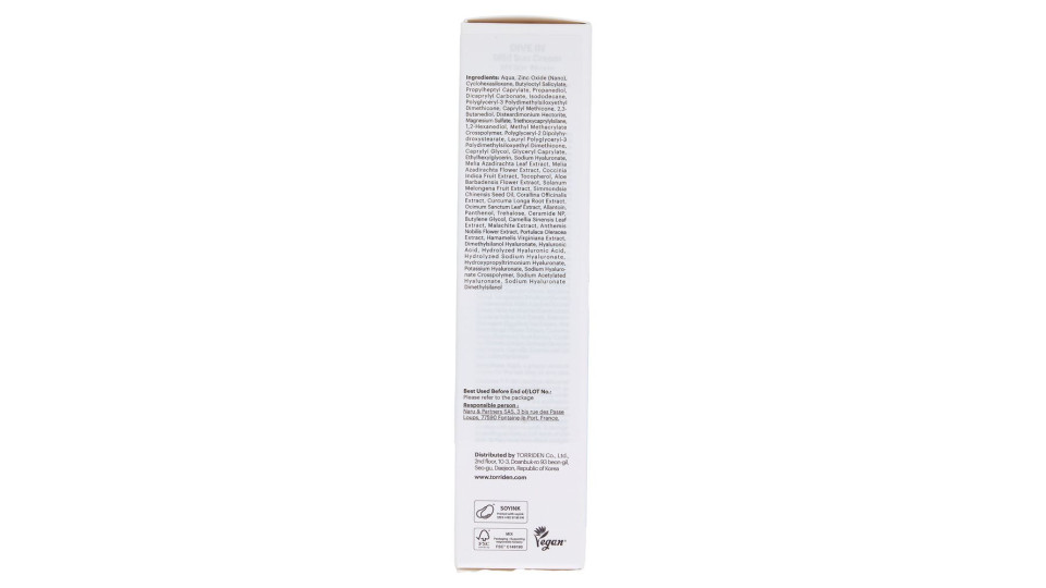 Torriden Dive In Mild Sun Cream Spf 50 60 Ml