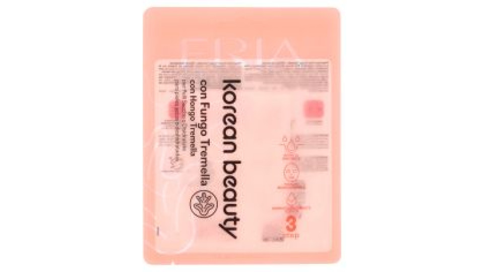 Fria Korean Beauty Maschera Viso Con Fungo Tremella Per Pelli Secche O Disidratate