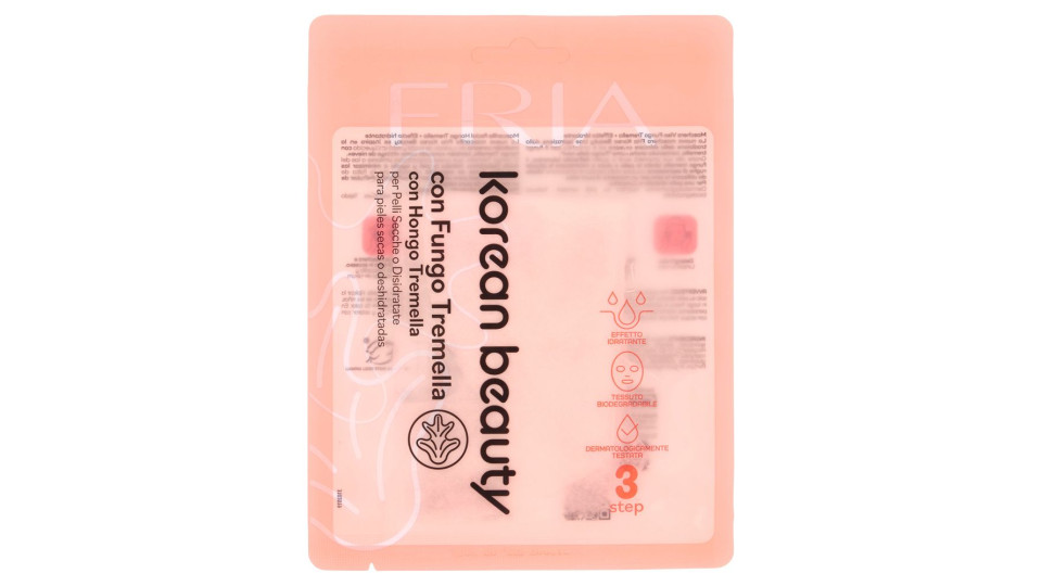 Fria Korean Beauty Maschera Viso Con Fungo Tremella Per Pelli Secche O Disidratate