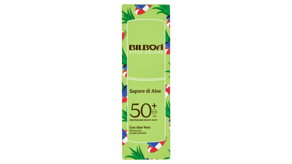 Bilboa Sapore Di Aloe Stick Solare 50+ Protezione Molto Alta Con Aloe Vera 10 Ml