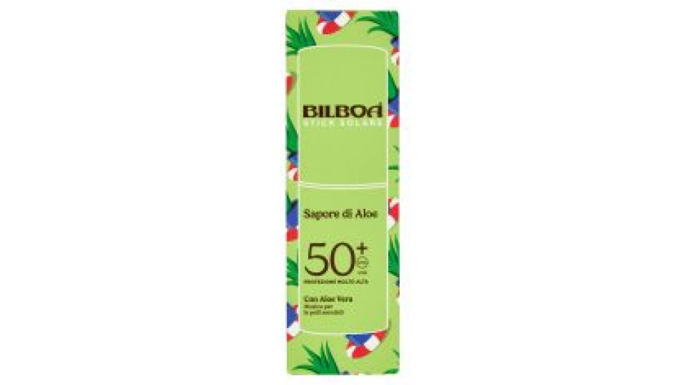 Bilboa Sapore Di Aloe Stick Solare 50+ Protezione Molto Alta Con Aloe Vera 10 Ml